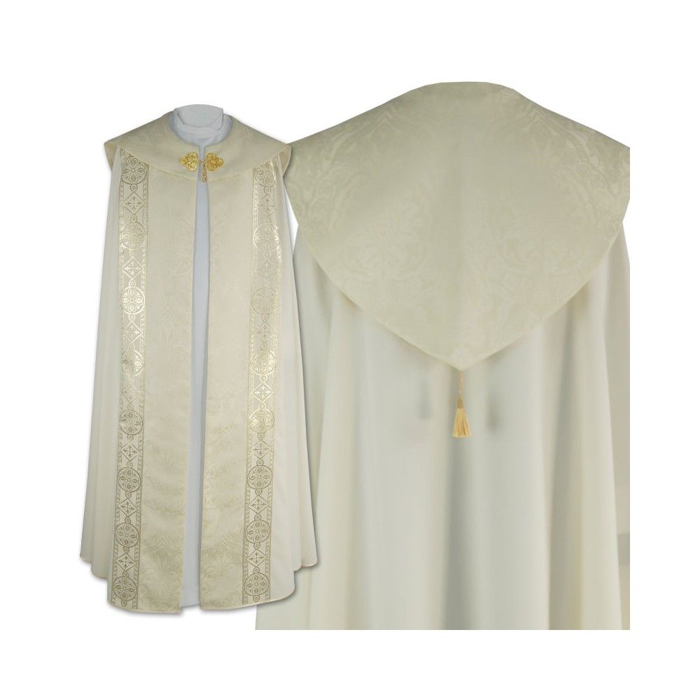 Kapa wzór gotycki - tkanina żakard - zdjęcie 2 - Kapa wzór gotycki - tkanina żakard