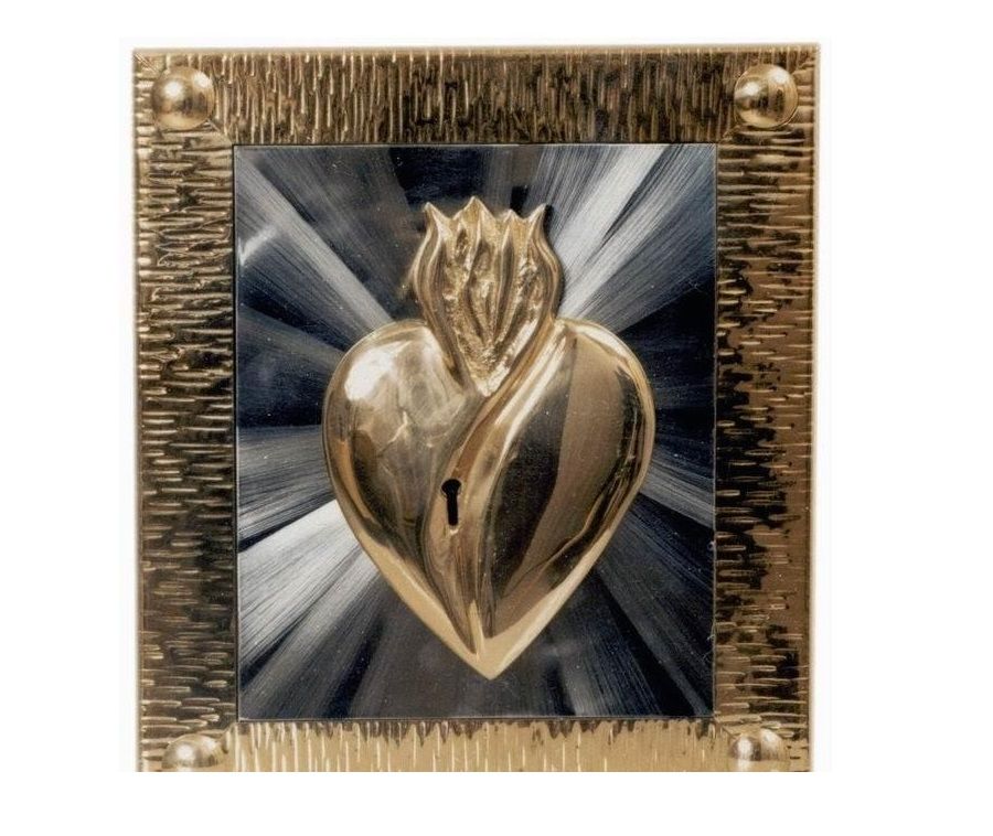 Tabernakulum mosiężne Serce (36)