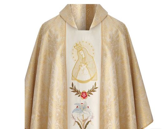 Ornat Gotycki - Matka Boża Ostrobramska (30) - zdjęcie 2 - Ornat Gotycki - Matka Boża Ostrobramska (30)