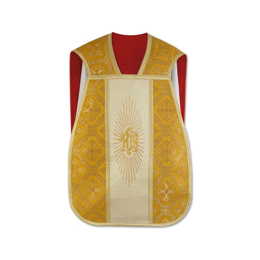 Ornat rzymski haftowany - Chrystus na krzyżu (20) - zdjęcie 2 - Ornat rzymski haftowany - Chrystus na krzyżu (20)