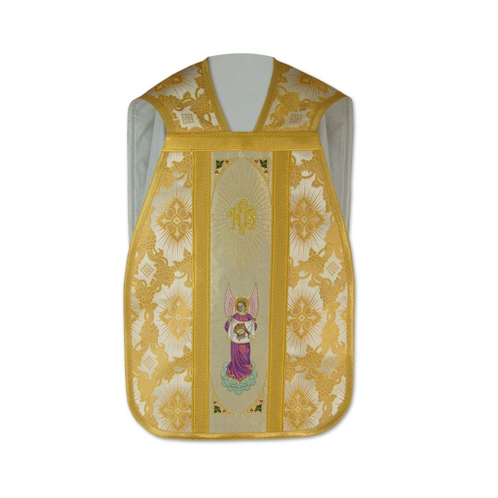 Ornat rzymski haftowany - Chrystus na krzyżu (21) - zdjęcie 2 - Ornat rzymski haftowany - Chrystus na krzyżu (21)