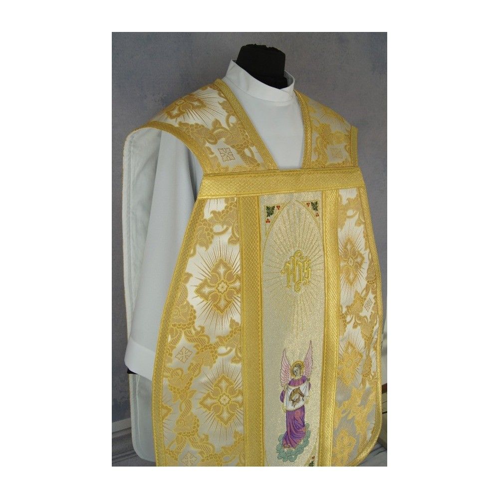 Ornat rzymski haftowany - Chrystus na krzyżu (21) - zdjęcie 7 - Ornat rzymski haftowany - Chrystus na krzyżu (21)