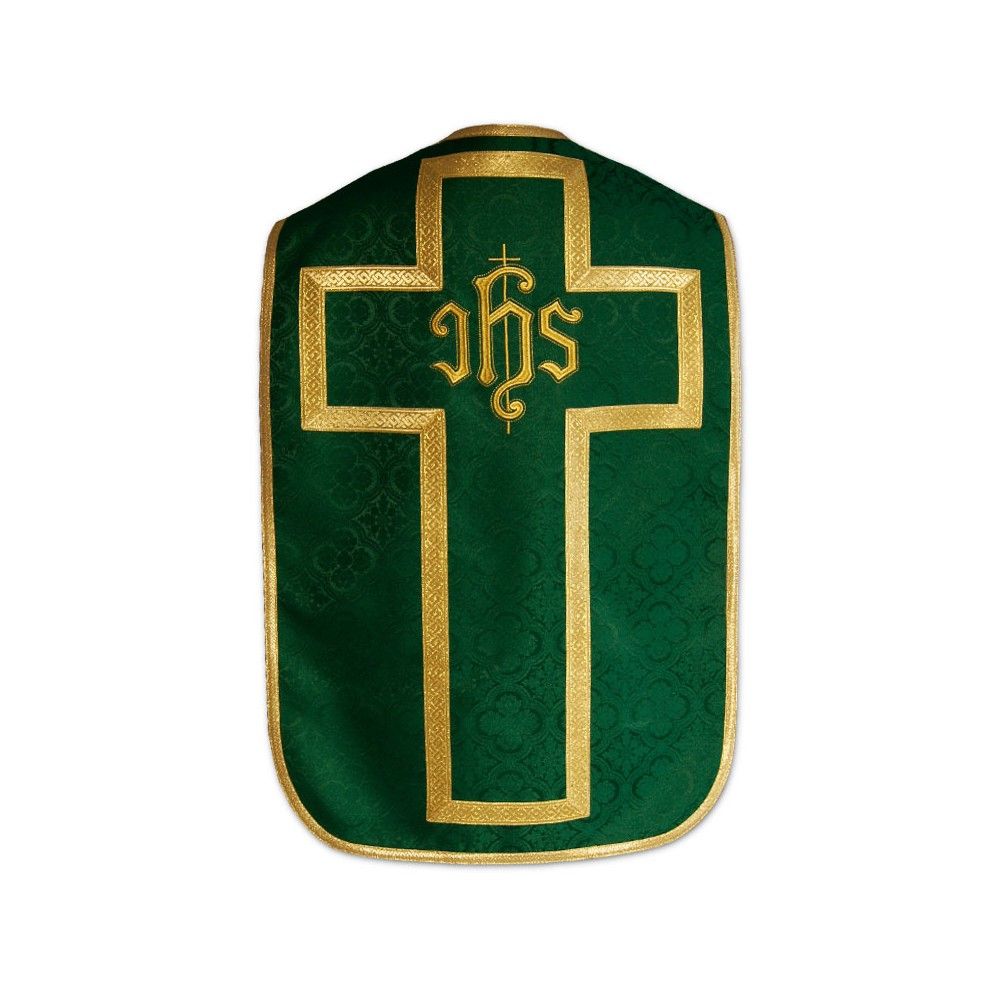 Ornat rzymski IHS - kolory liturgiczne, żakard (29) - zdjęcie 5 - Ornat rzymski - kolory liturgiczne, żakard (29)