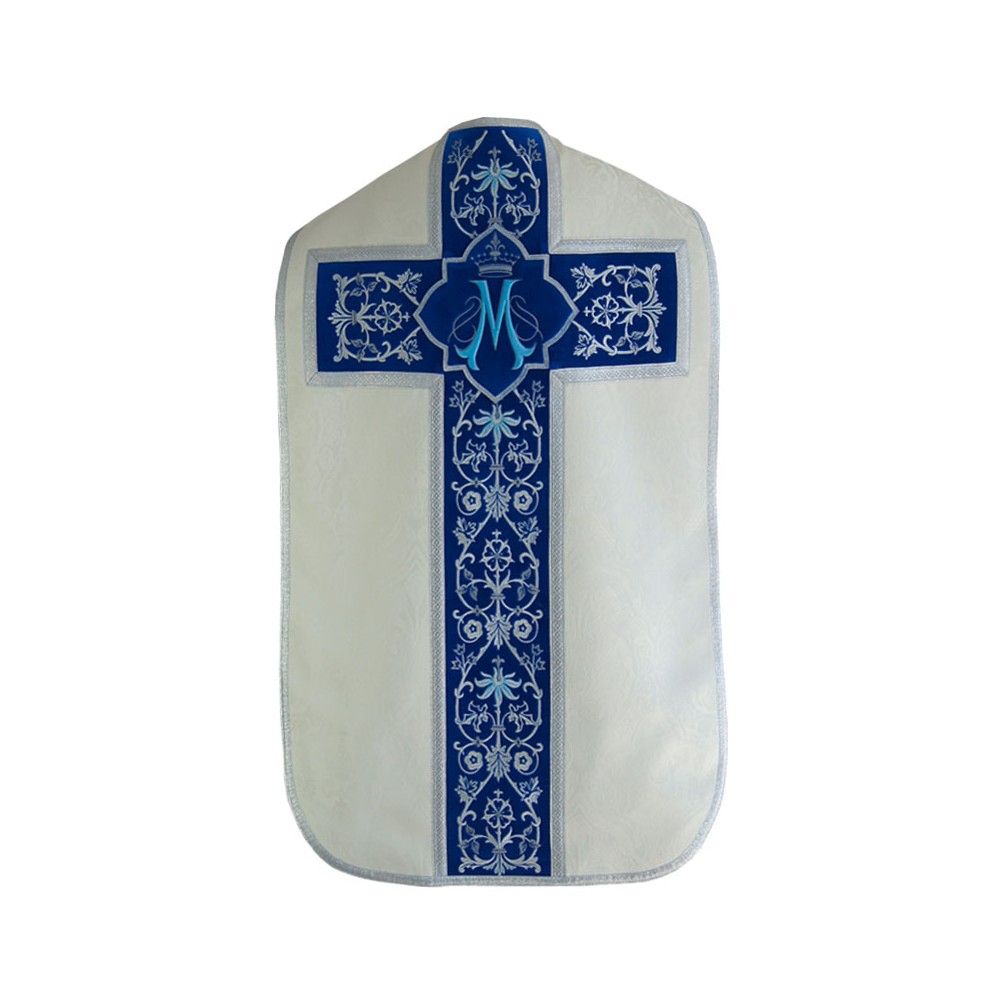 Ornat rzymski Maryjny - ecru (30) - zdjęcie 2 - Ornat rzymski Maryjny - ecru (30)