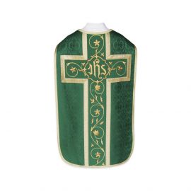 Ornat rzymski IHS - kolory liturgiczne, żakard (34) - zdjęcie 4 - Ornat rzymski IHS - kolory liturgiczne, żakard (34)