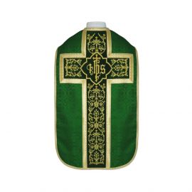 Ornat rzymski IHS - kolory liturgiczne, żakard (37) - zdjęcie 3 - Ornat rzymski IHS - kolory liturgiczne, żakard (36)