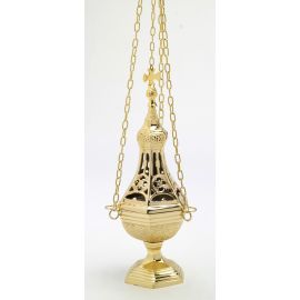 Trybularz mosiężny, odlewany - 31 cm - TRYBULARZE, ŁÓDKI - Nowość