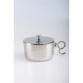 Puszka na komunikanty, posrebrzana z zamknięciem - 5,5 cm - PUSZKI MSZALNE - Nowość