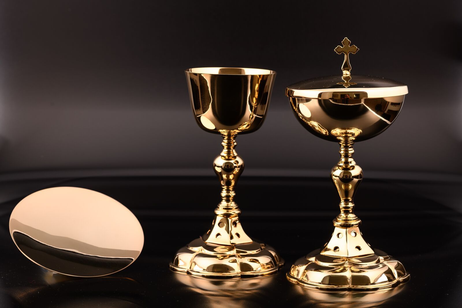 Komplet kielich + puszka + patena (19) - KIELICHY MSZALNE