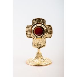 Relikwiarz pozłacany - 13 cm (27) - RELIKWIARZE - Nowość