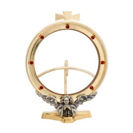 Monstrancja pozłacana, hostia 125mm,  wys. 18 cm (14)