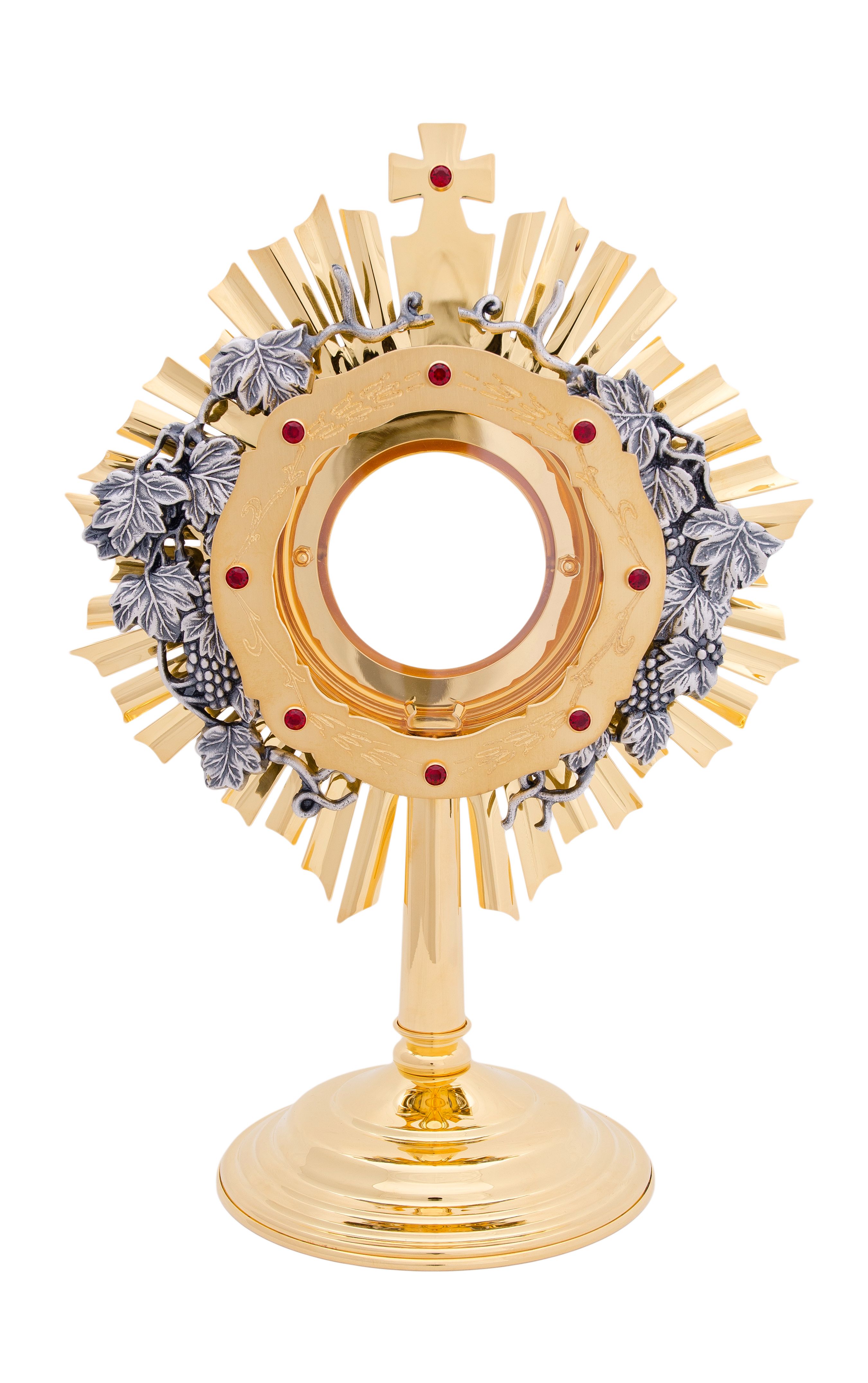 Monstrancja pozłacana wys. 31 cm (21)