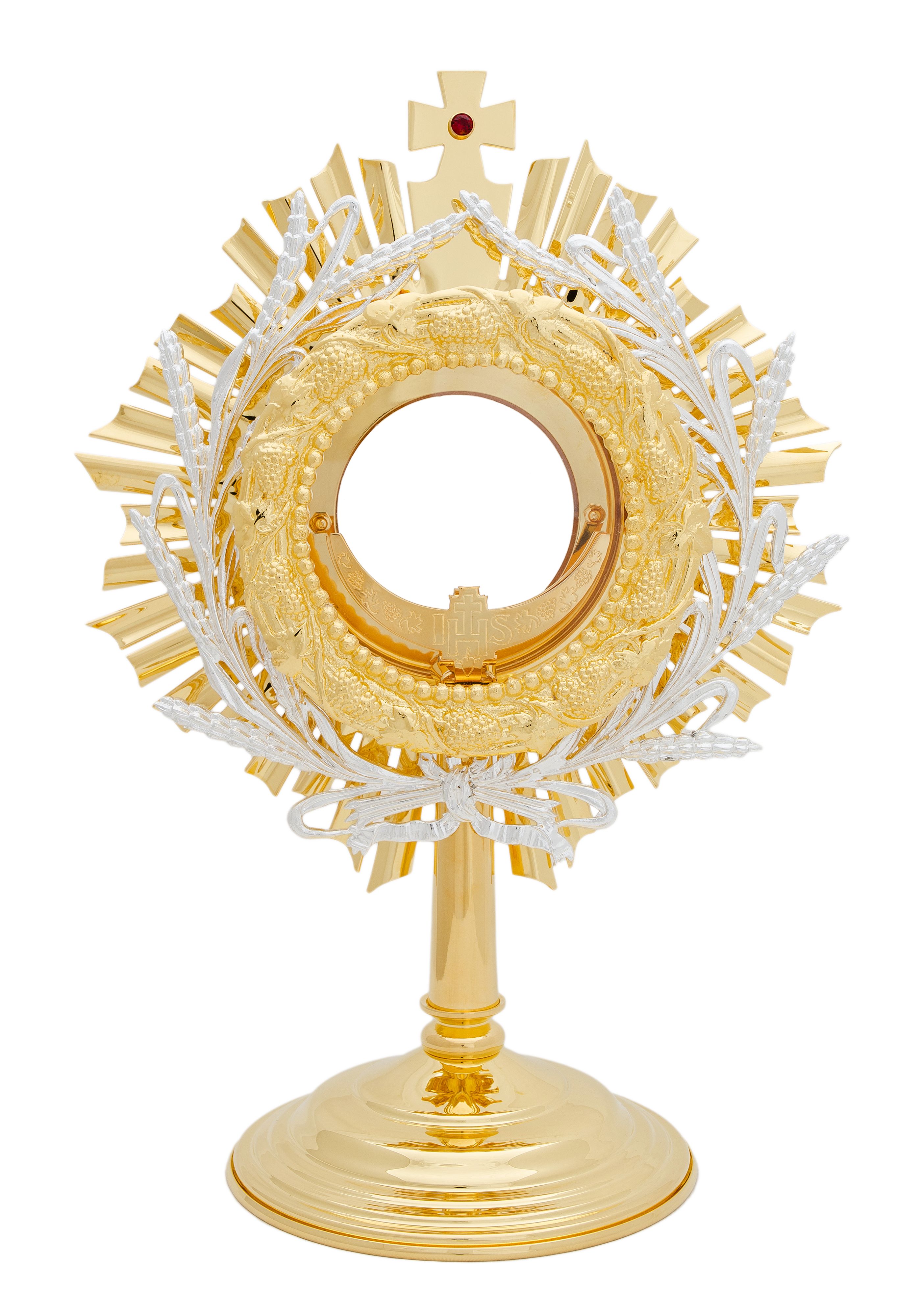 Monstrancja pozłacana wys. 31 cm (22)