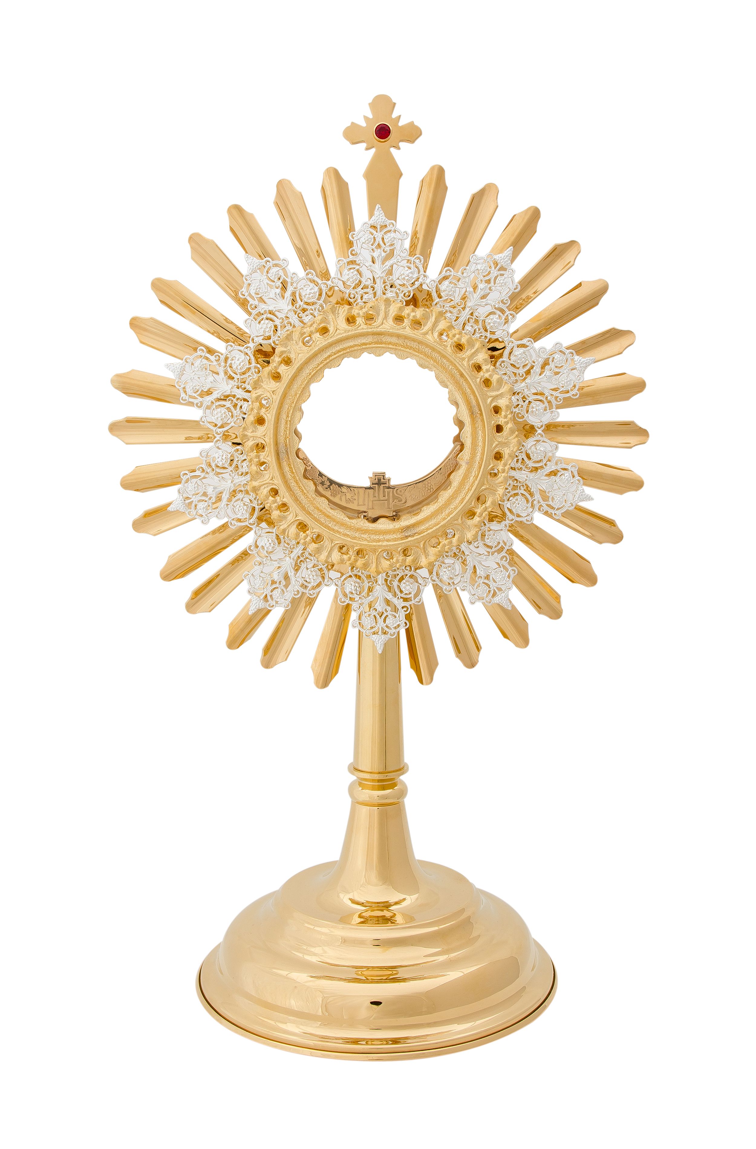 Monstrancja pozłacana wys. 35 cm (23)