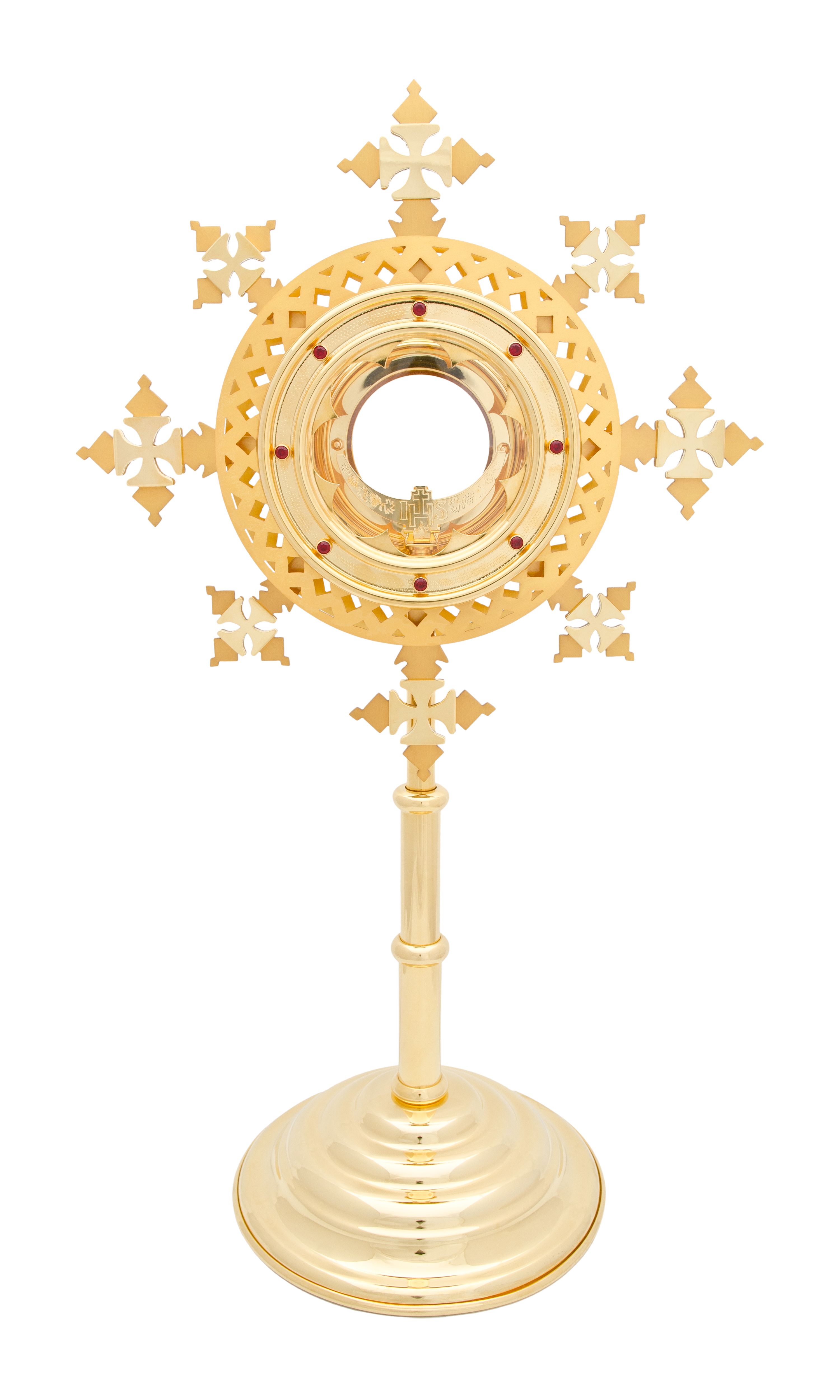 Monstrancja pozłacana wys. 53 cm (26)