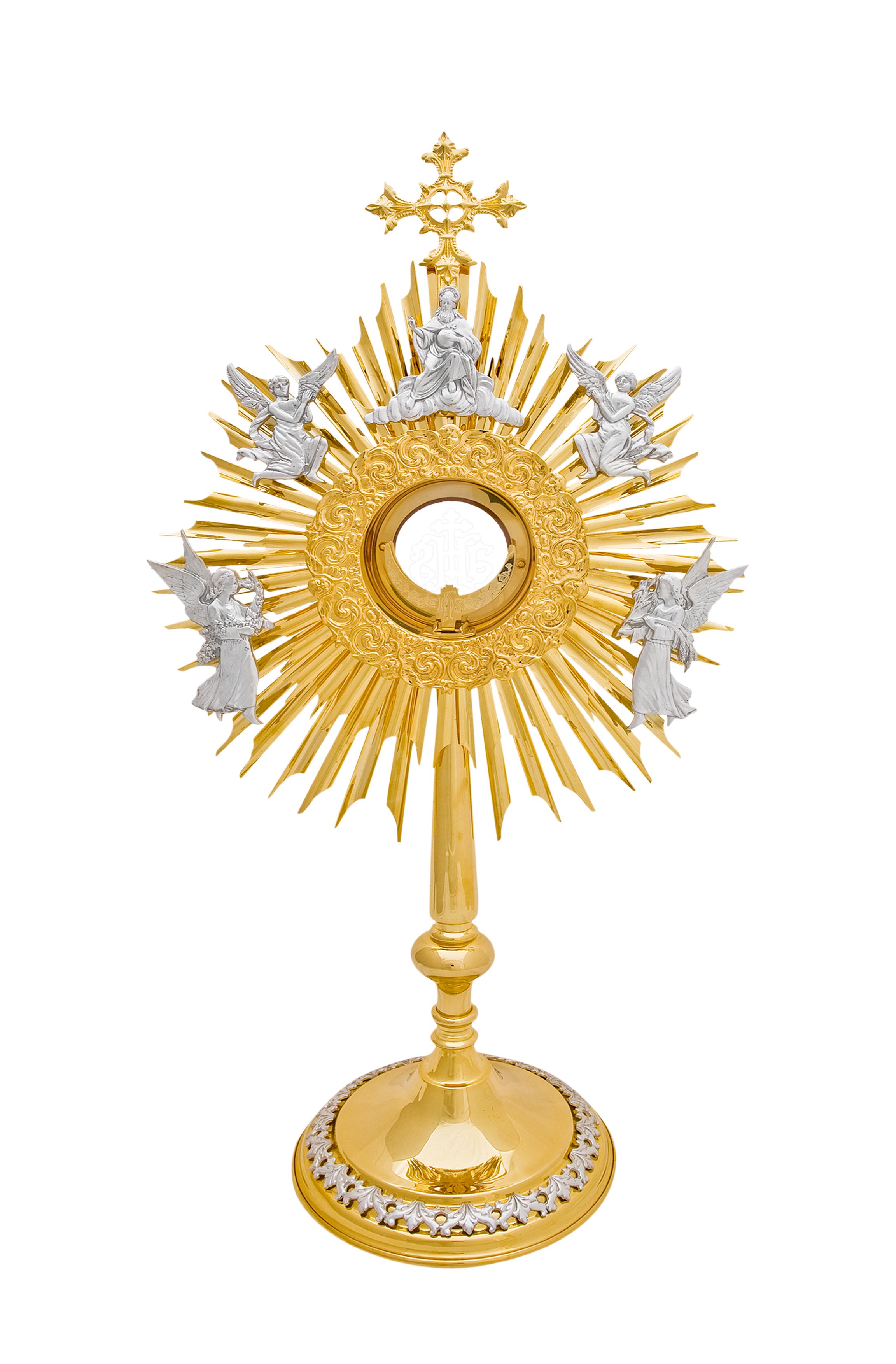 Monstrancja pozłacana wys. 68 cm (27)