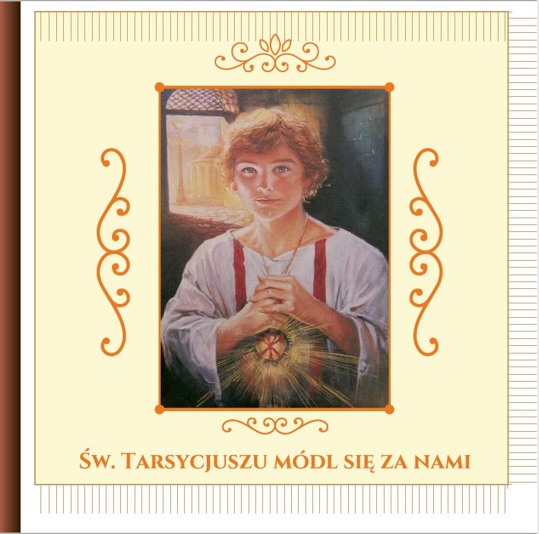 Sztandar 2 stronny  ministrancki - drukowany