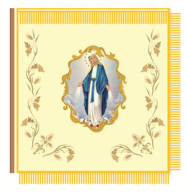 Sztandar 2 stronny Dzieci Maryi - drukowany