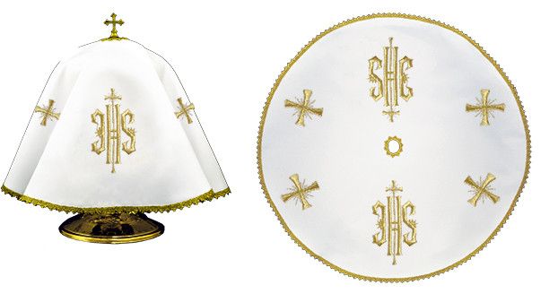 Welon na puszkę haftowany IHS (20)