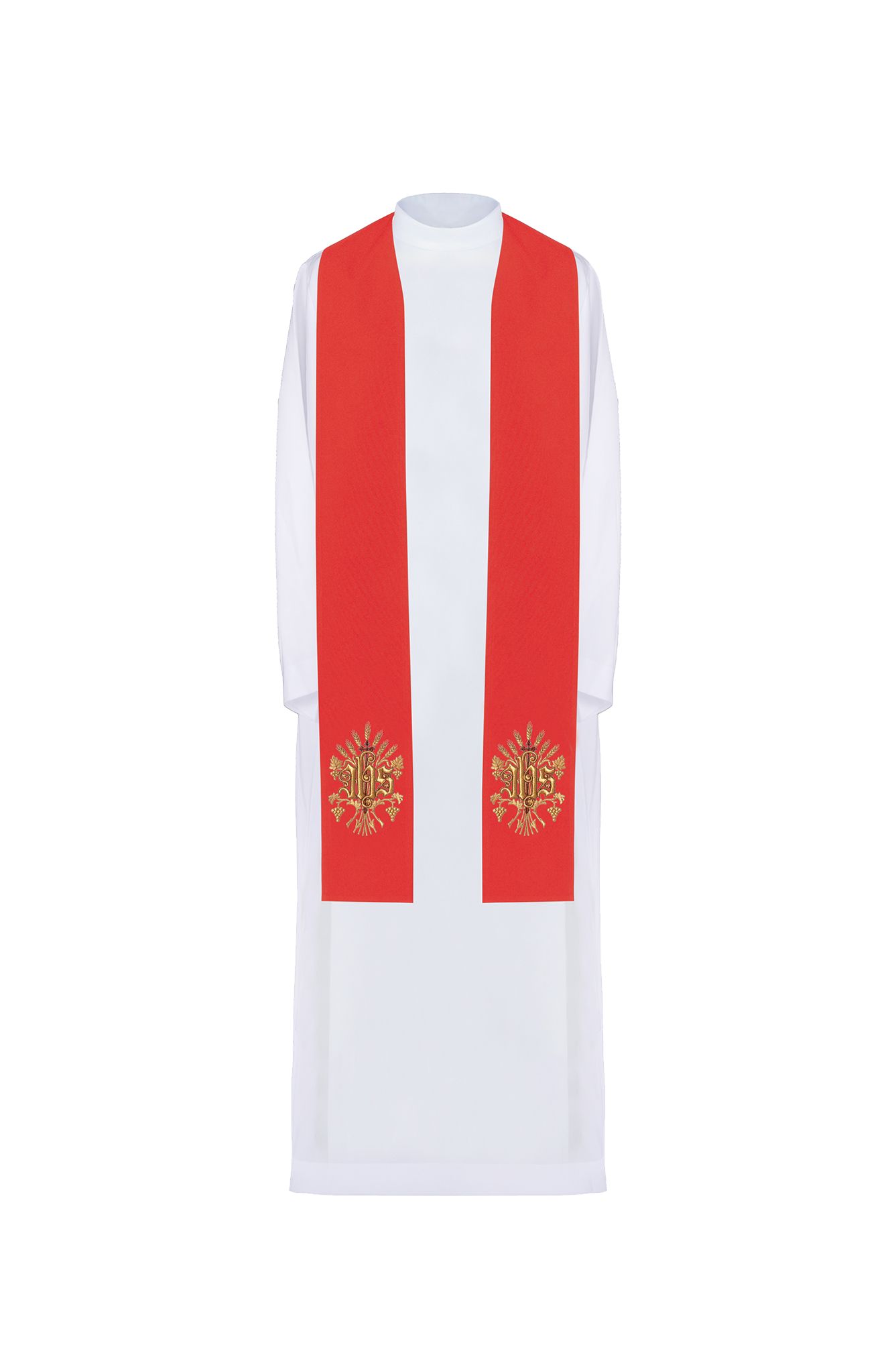 Stuła haftowana - kolory liturgiczne (26) - zdjęcie 4 - Stuła haftowana - kolory liturgiczne (26)