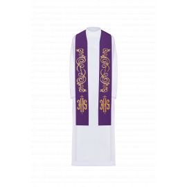 Stuła haftowana - kolory liturgiczne (31) - EUCHARYSTYCZNE - Nowość