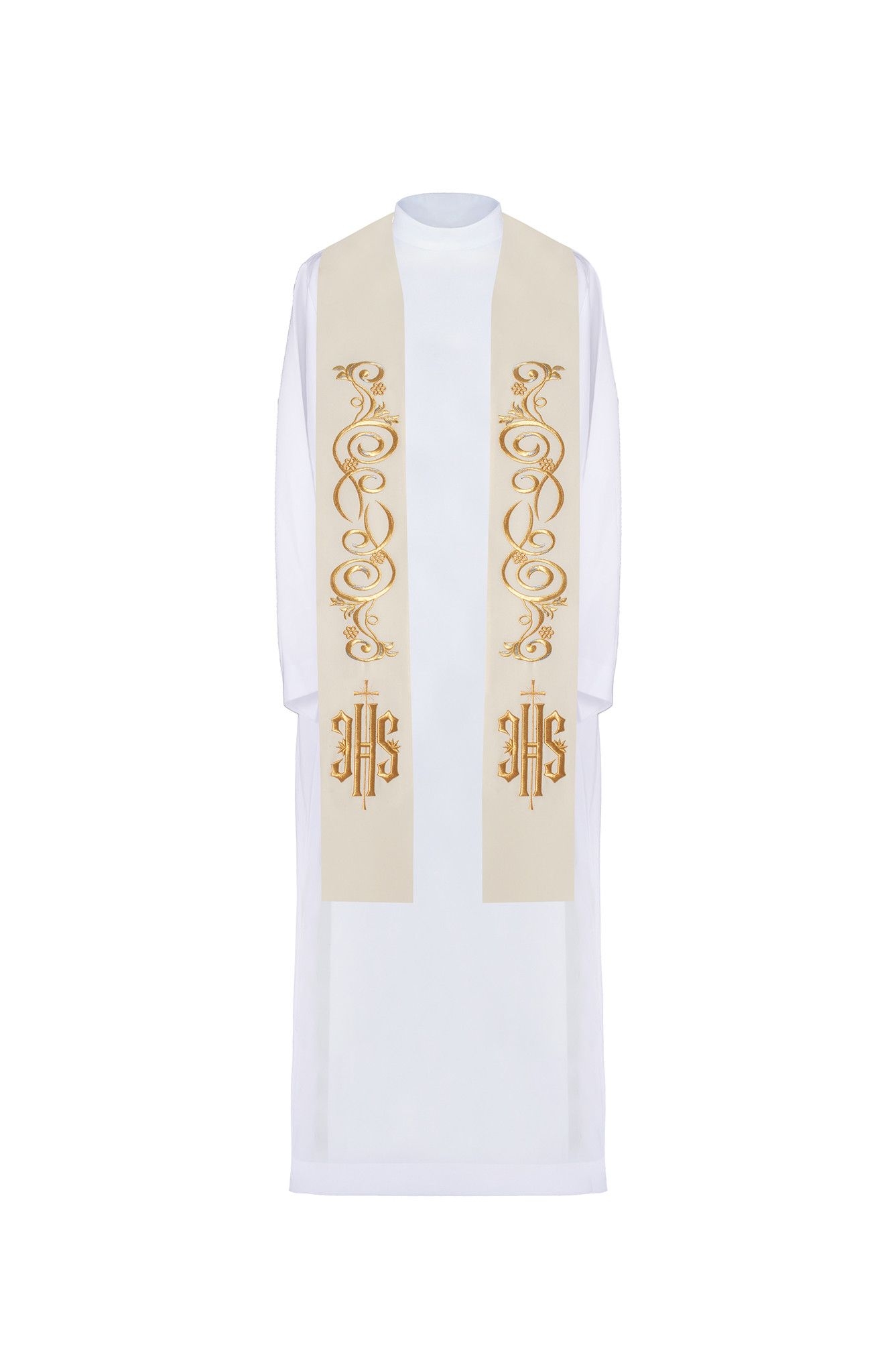 Stuła haftowana - kolory liturgiczne (31) - zdjęcie 5 - Stuła haftowana - kolory liturgiczne (31)