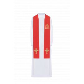 Cloth with embroidered IHS (157)