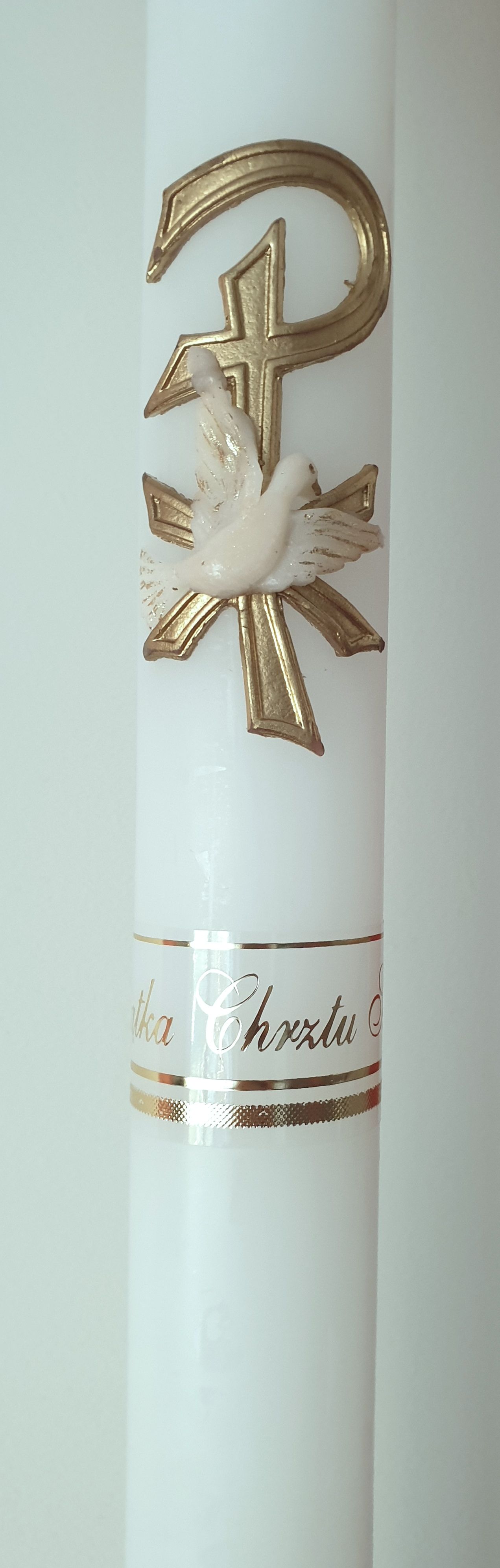 Świeca do chrztu - PX gołąb (1) - zdjęcie 2 - Świeca do chrztu - PX gołąb (1)