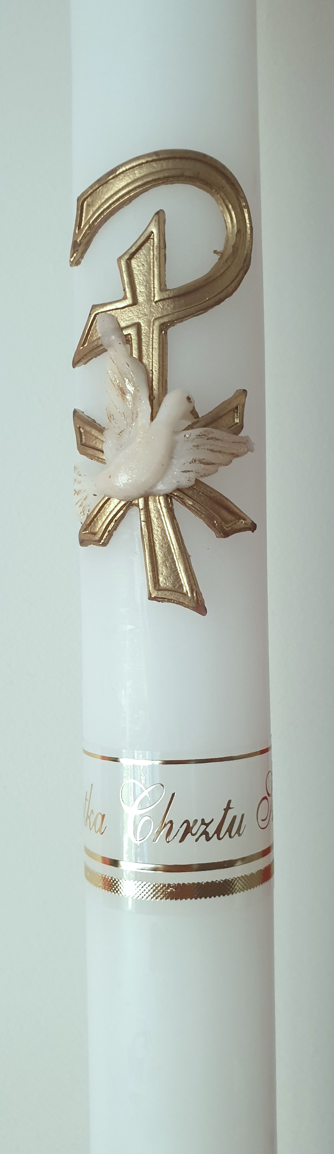 Świeca do chrztu - PX gołąb (1) - zdjęcie 3 - Świeca do chrztu - PX gołąb (1)