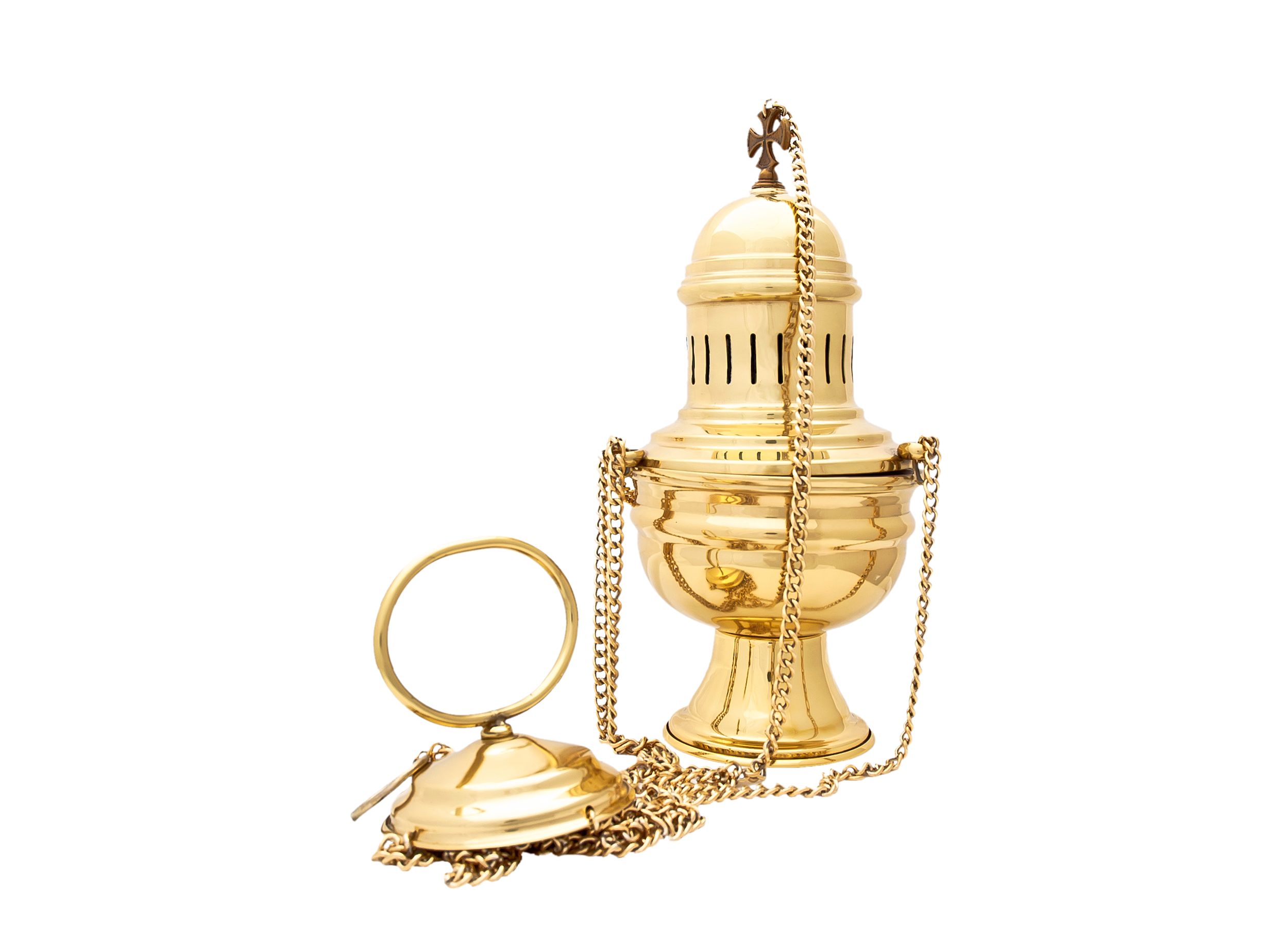 Trybularz mosiężny, niklowany