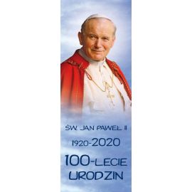 Baner - Św. Jan Paweł II –100 - lecie urodzin (1) - Banery Św. Jan Paweł II - Nowość