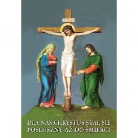 Plakat Wielkanocny – Dla nas Chrystus (3) - PLAKATY - Nowość