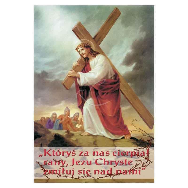 Plakat religijny - Któryś za nas cierpiał rany (12)