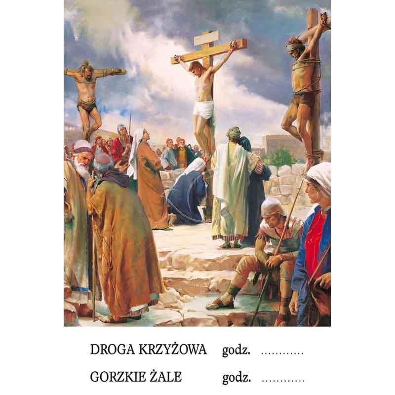 Plakat religijny - Droga Krzyżowa (15)