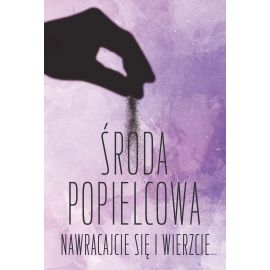 Plakat religijny - Środa Popielcowa (17) - PLAKATY - Nowość