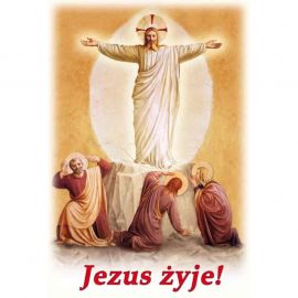 Plakat religijny – Jezus żyje! (41) - Plakaty wielkanocne - Nowość