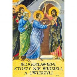 Plakat religijny – Błogosławieni, którzy nie widzieli, a uwierzyli (48) - Plakaty wielkanocne - Nowość