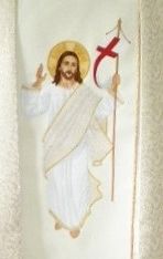 Ornat haftowany - Chrystus Zmartwychwstały (47) - zdjęcie 3 - Ornat haftowany - Chrystus Zmartwychwstały (47)