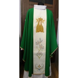 Ornat zielony Matka Boża Licheńska - Ornaty Maryjne - Nowość