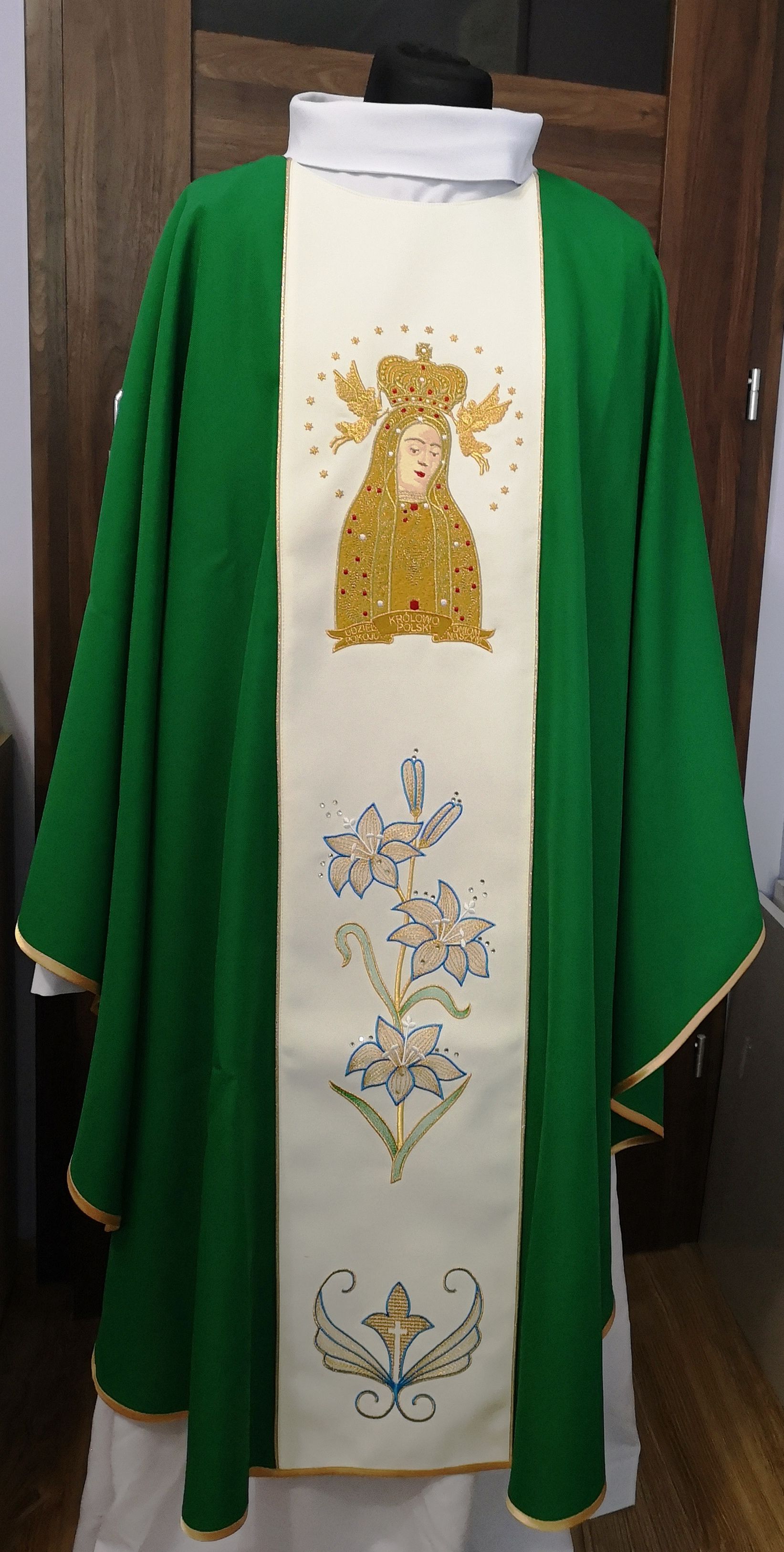 Ornat zielony Matka Boża Licheńska