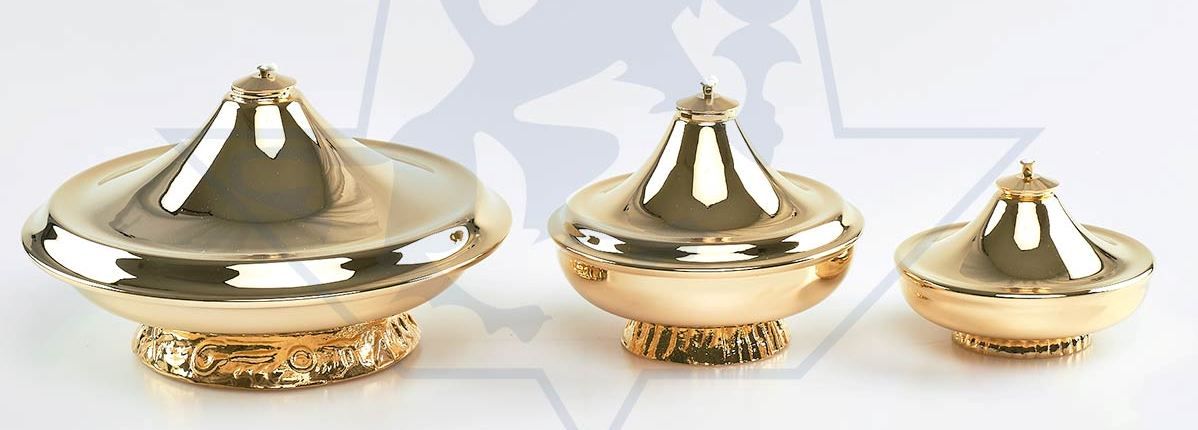 Lampka oliwna z blachy mosiężnej - różne wielkości - zdjęcie 4 - Lampka oliwna z blachy mosiężnej - różne wielkości