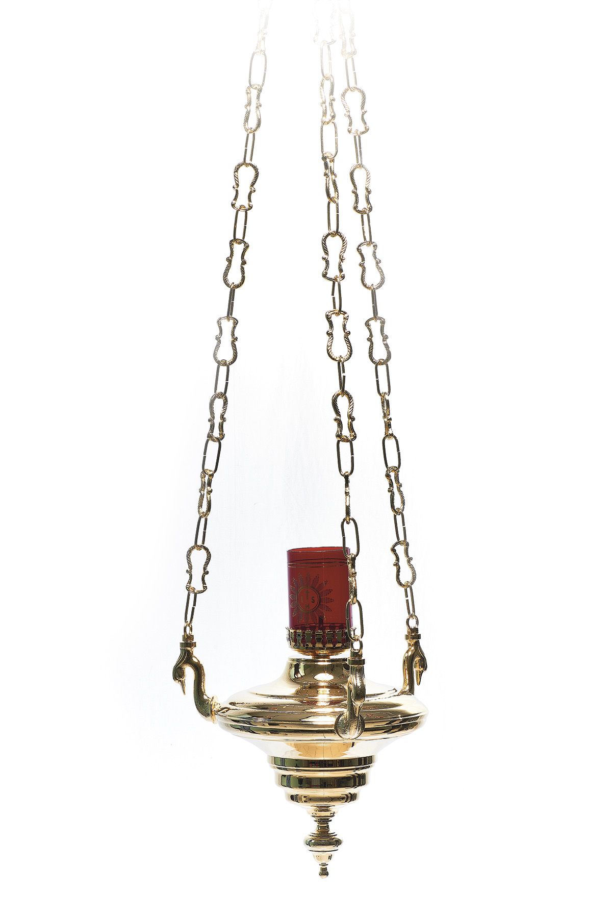 Lampka wieczna, wisząca, elektryczna lub oliwna - 38 cm. - zdjęcie 2 - Lampka wieczna, wisząca, elektryczna lub oliwna - 40 cm.