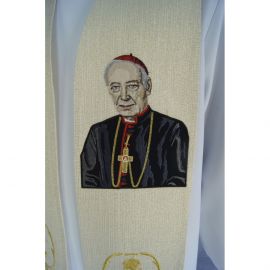 Stuła haftowana Kardynał Stefan Wyszyński (3) - zdjęcie 2 - Stuła haftowana Kardynał Stefan Wyszyński (3)