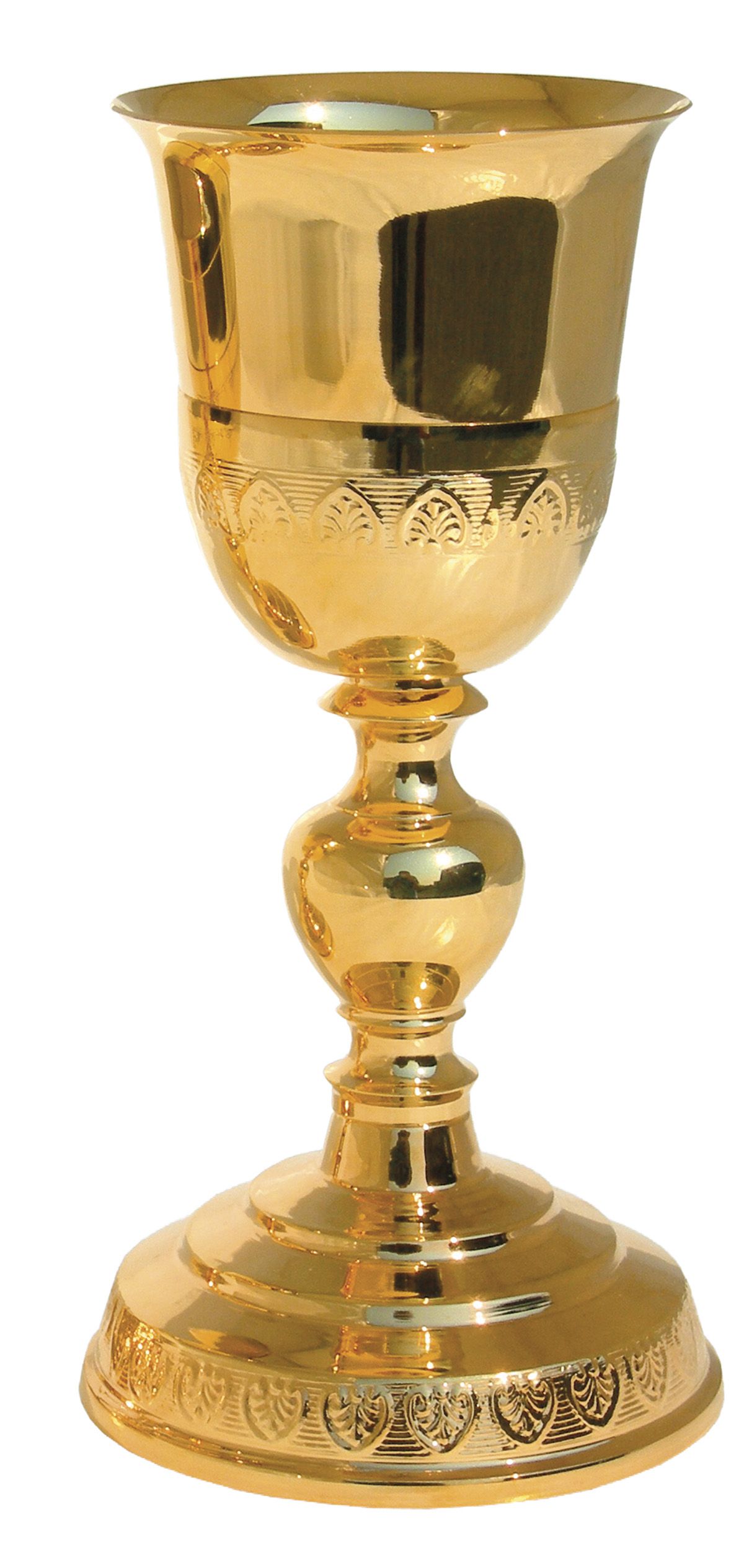 Kielich z ozdobnym wytłoczeniem 21 cm (05)