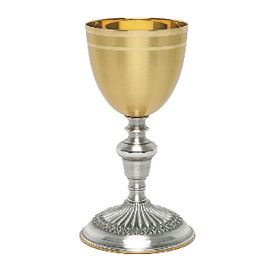 Kielich dwukolorowy - 19,5 cm (09) - KIELICHY MSZALNE - Nowość