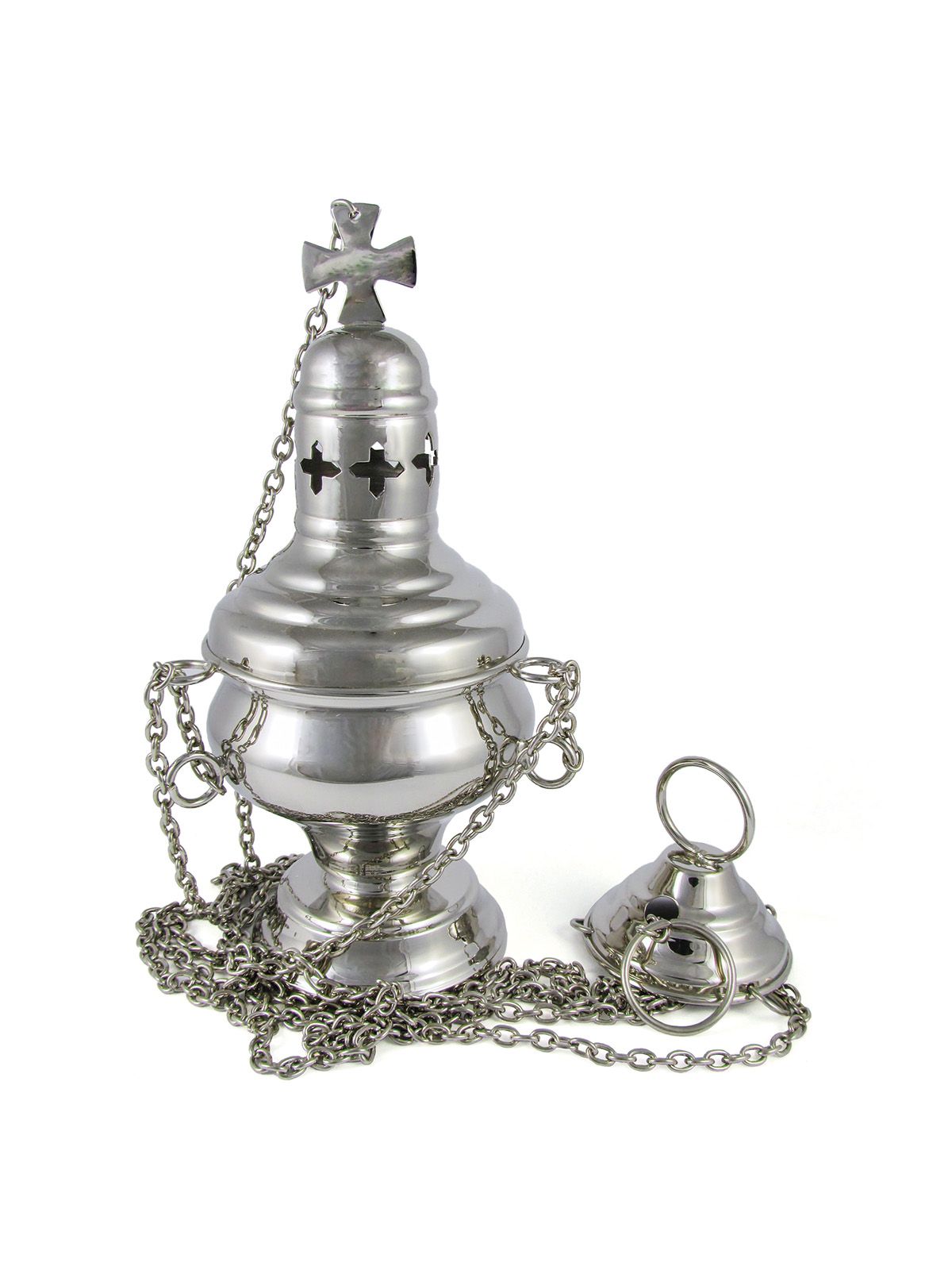 Trybularz 20 cm, niklowany (A1)