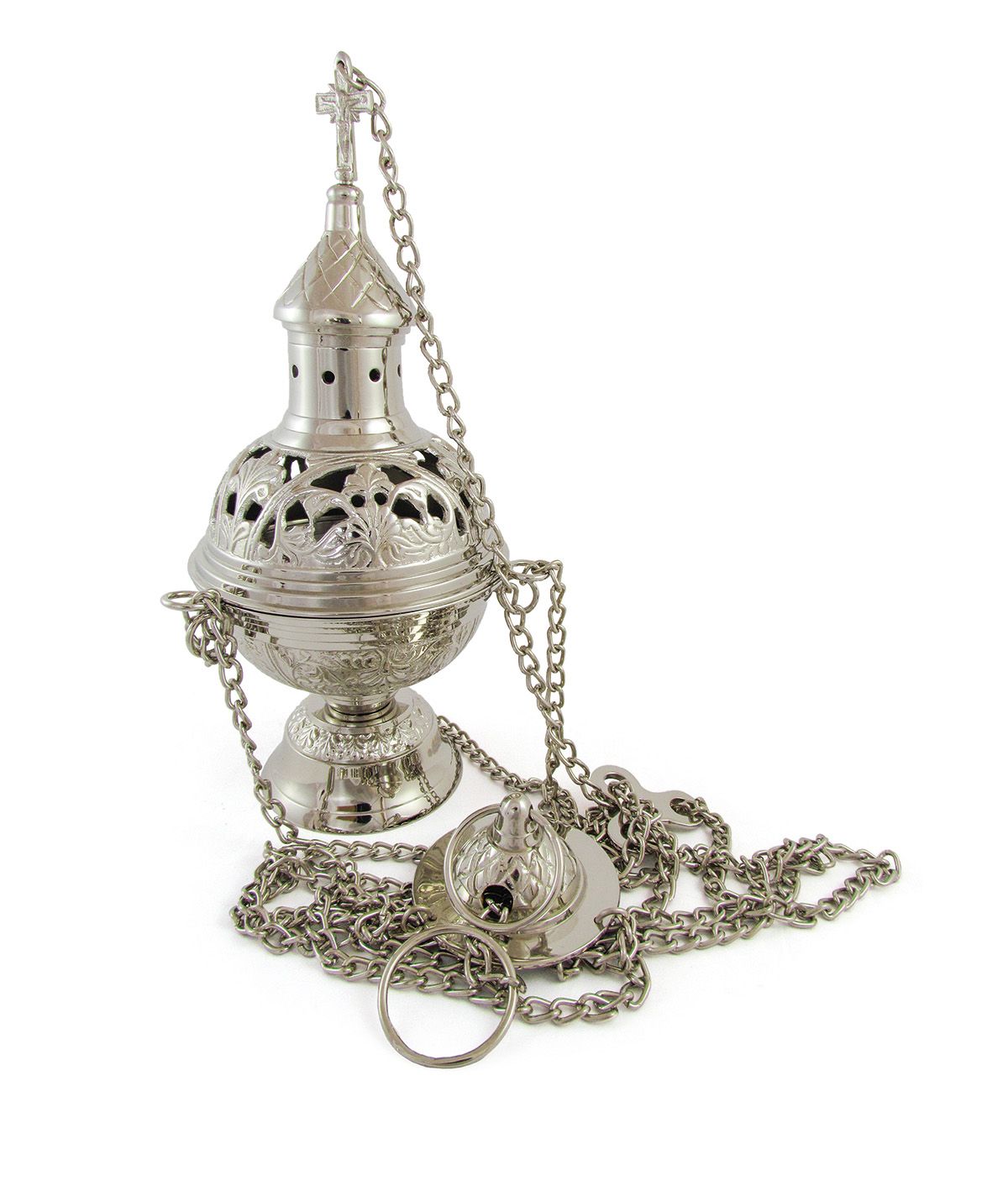 Trybularz 26,5 cm, niklowany (A3)