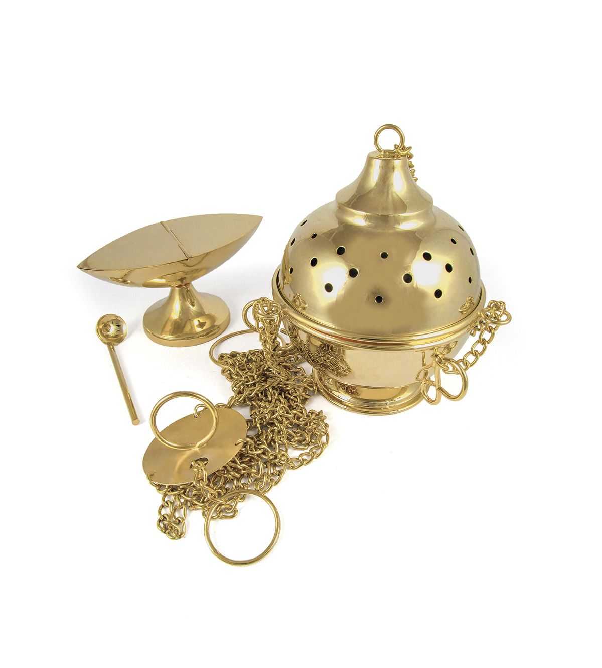 Komplet trybularz, łódka, łyżeczka (A6)