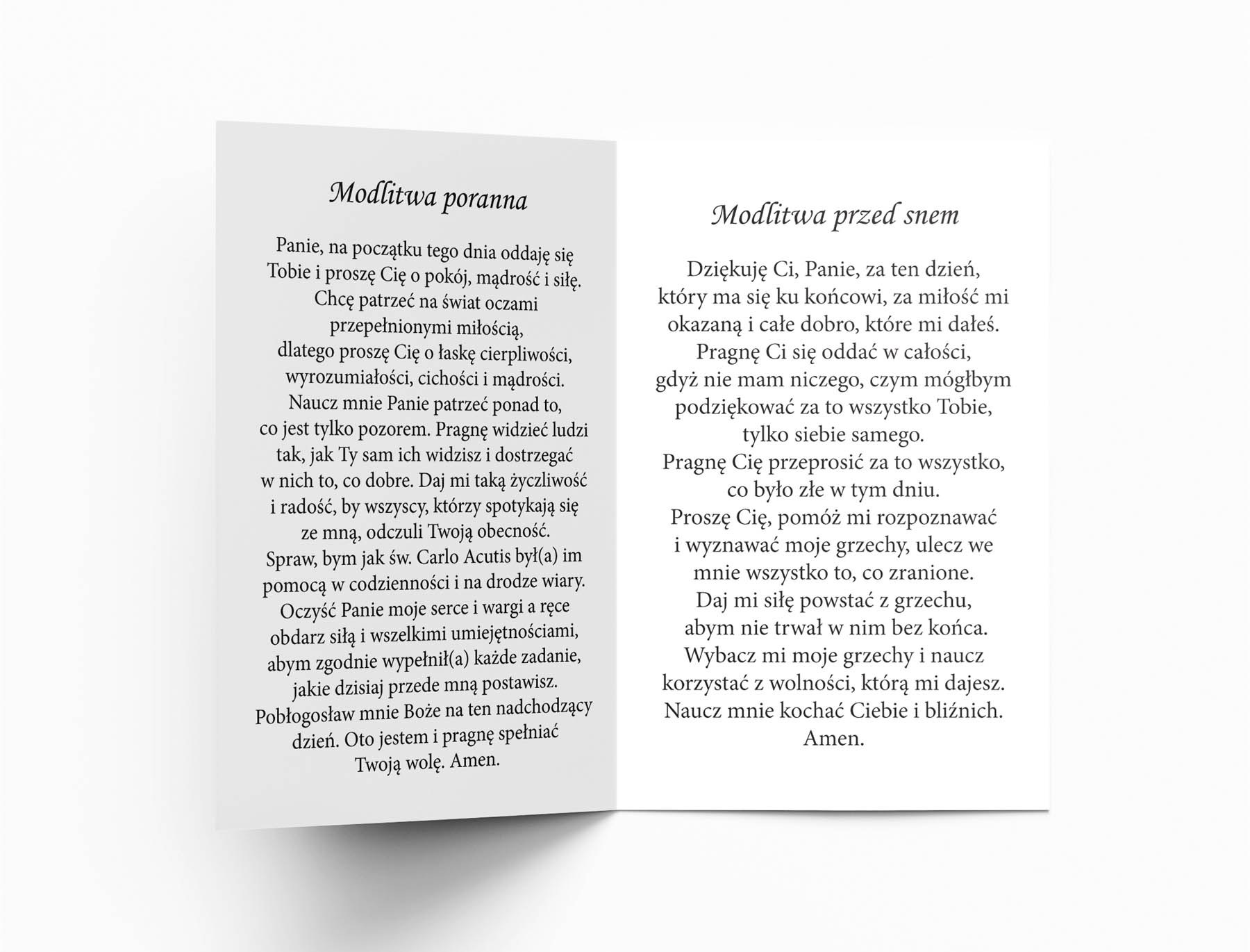 Obrazek składany - Święty Carlo Acutis - zdjęcie 2