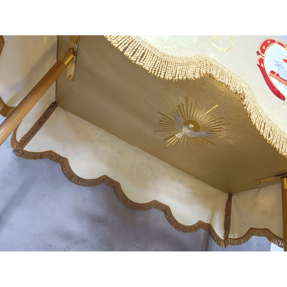 Baldachim haftowany na 2 drzewce - zdjęcie 4